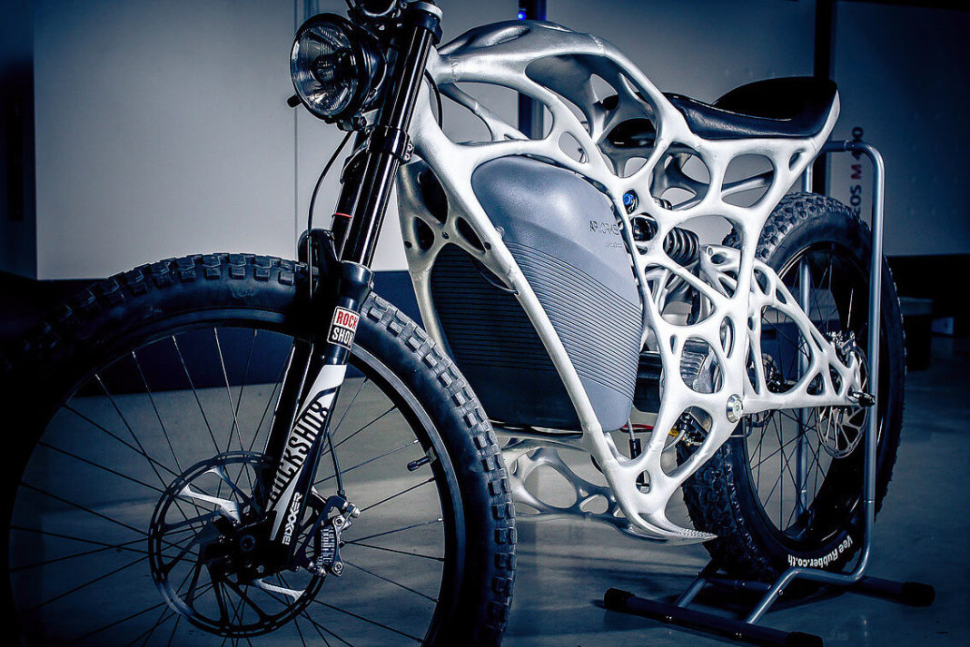 The World's First 3D-Printed Electric Motorcycle