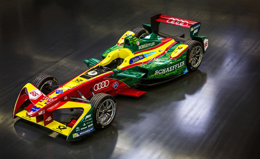 Audi Puts Its Rings On An All-Electric Formula E Racecar