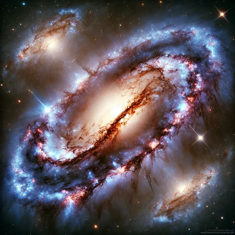 Merging Galaxies in the Early Universe: The Birth of a Monster Galaxy