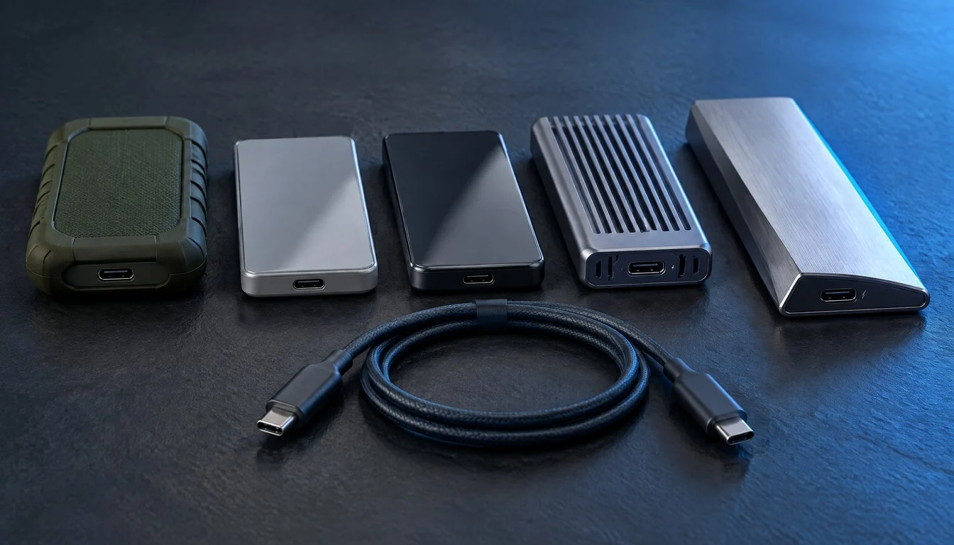 Best Portable SSD 2026: USB4 Hits 3,800MB/s vs $110