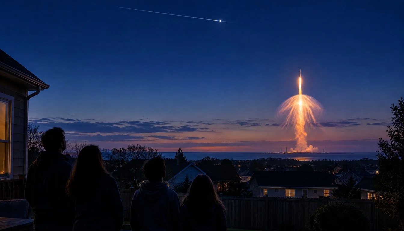 SpaceX CRS-35 Launch: ISS Visible Over NJ for 8 Min [2026]