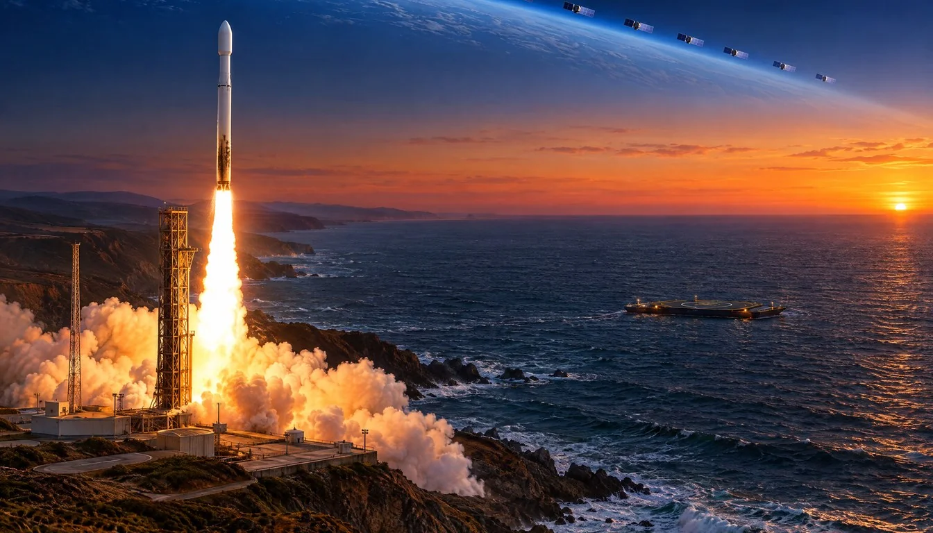 SpaceX Launches 27 Starlink Satellites From California [2026]