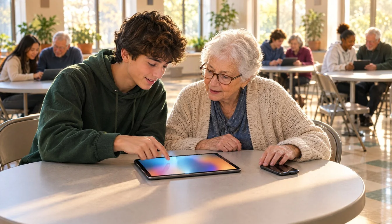 US Teens Teach Seniors Tech Skills Across 7 Nations [2026]