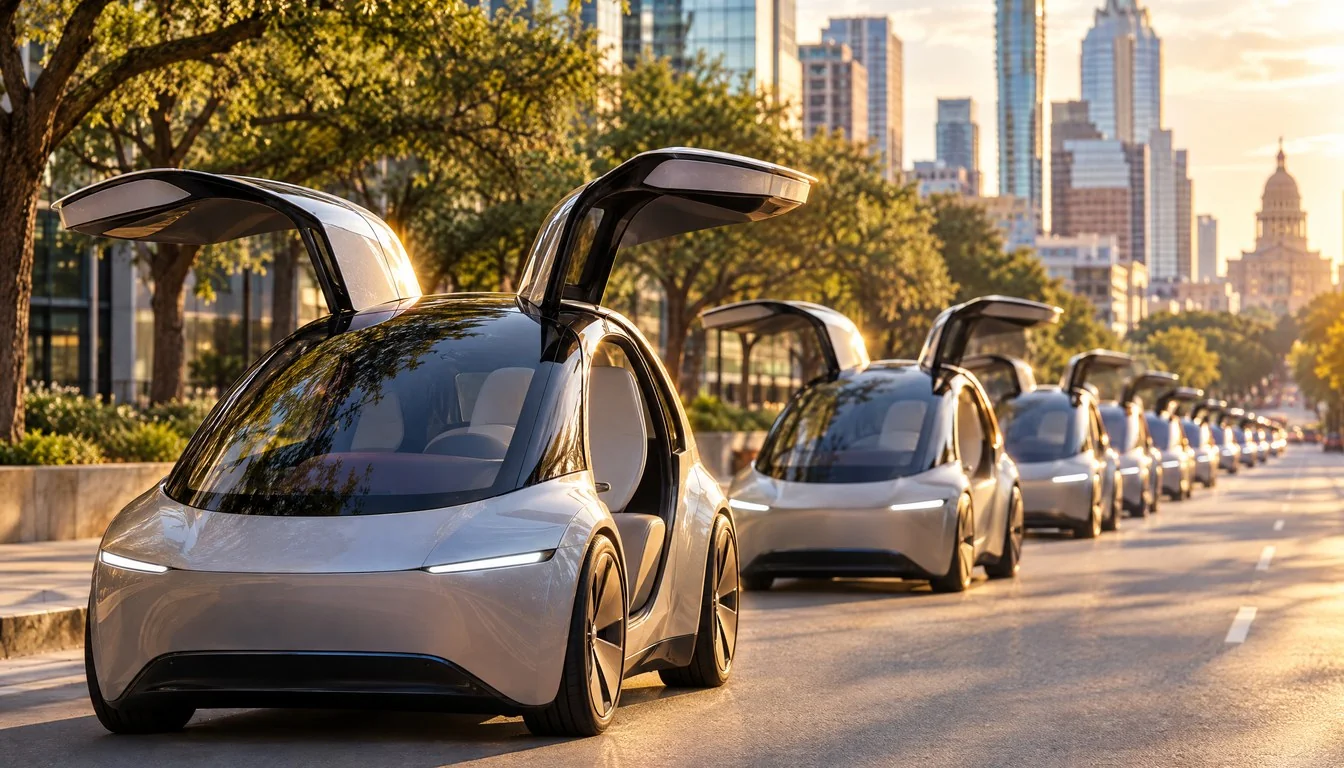 Tesla Cybercab Fleet Tops 300 in Austin, Up 8x in 30 Days [2026]