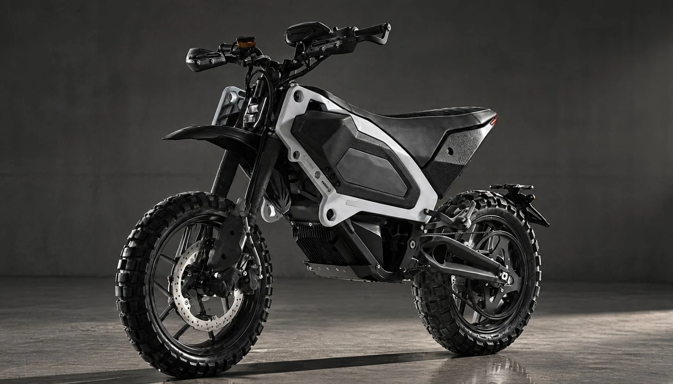 The World’s First 3D-Printed Electric Motorcycle